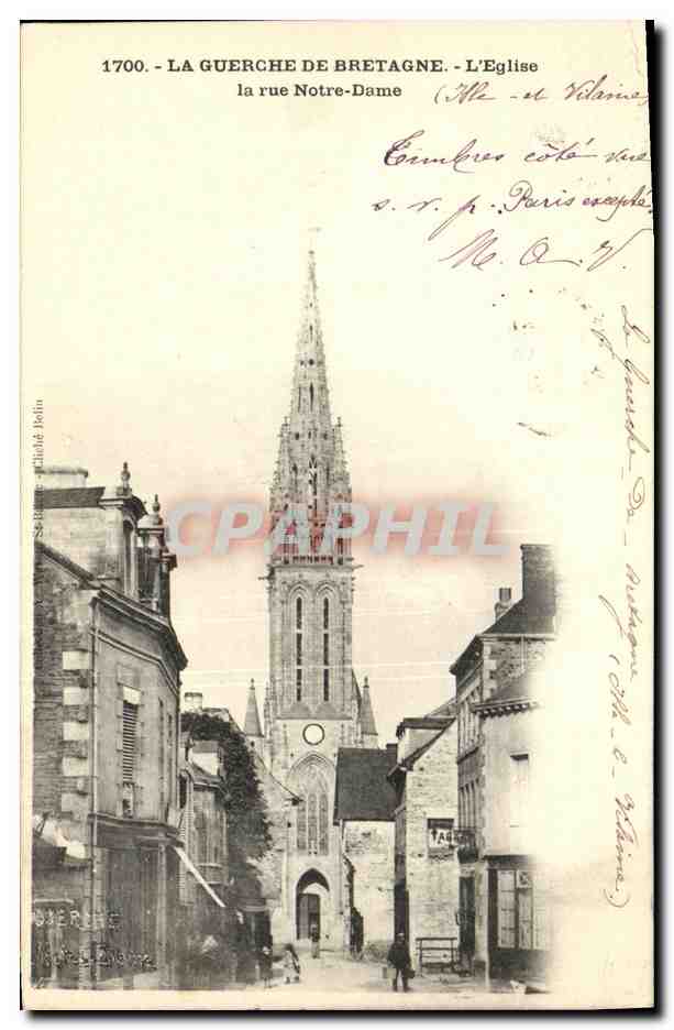 La Guerche-de-Bretagne - L'Église Notre-Dame — éditeur : L. Bolin