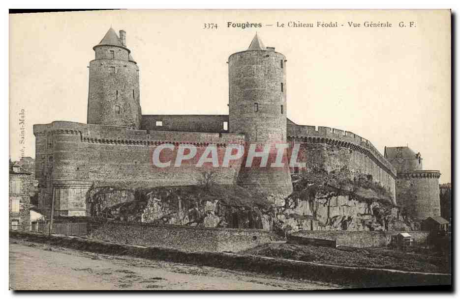 Fougères — Il Castello Feudale — Vista Generale G.F.