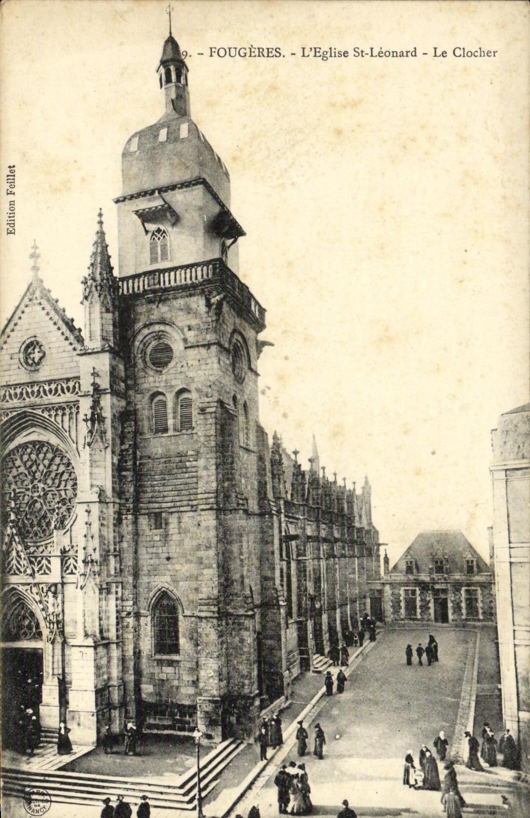 Fougères - Kirche Saint-Léonard - Der Glockenturm
