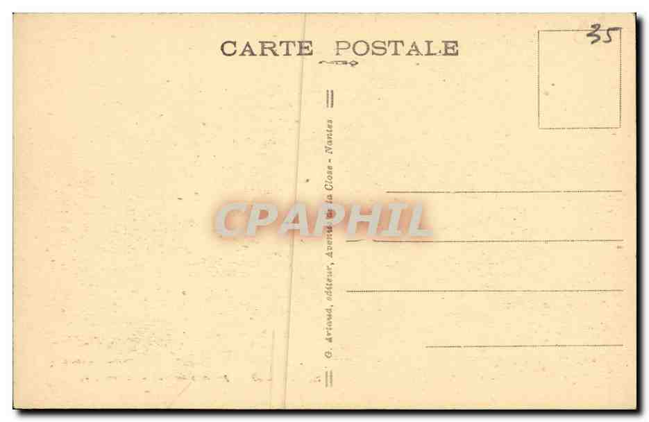 CPA Morgat Jardins de l Hotel de la Mer — Rückseite