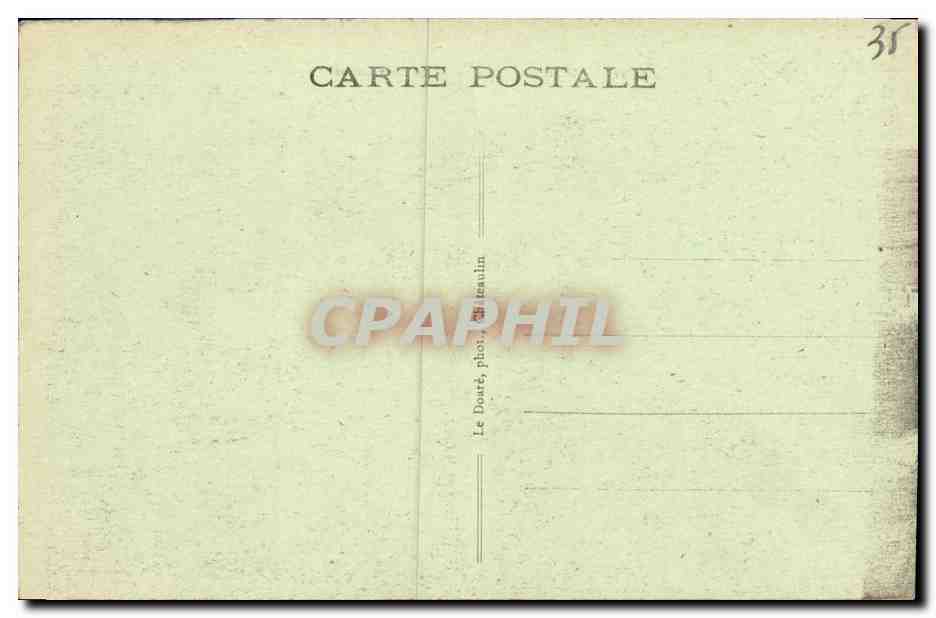 CPA Morgat La Greve de Porz Lonnec — Verso