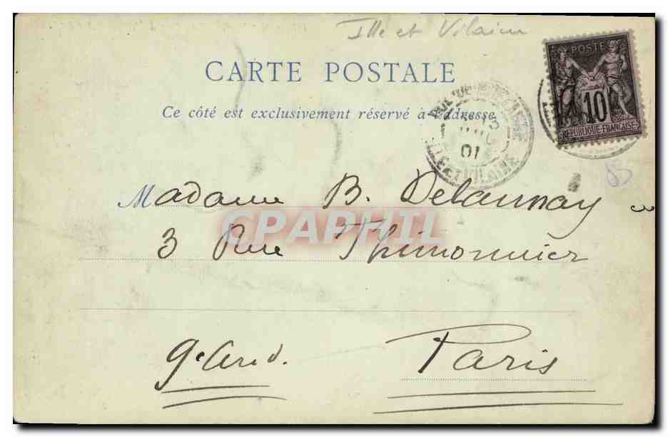 Dol - La Cathédrale, Porche St-Magloire — ND Phot, n°37 — Verso