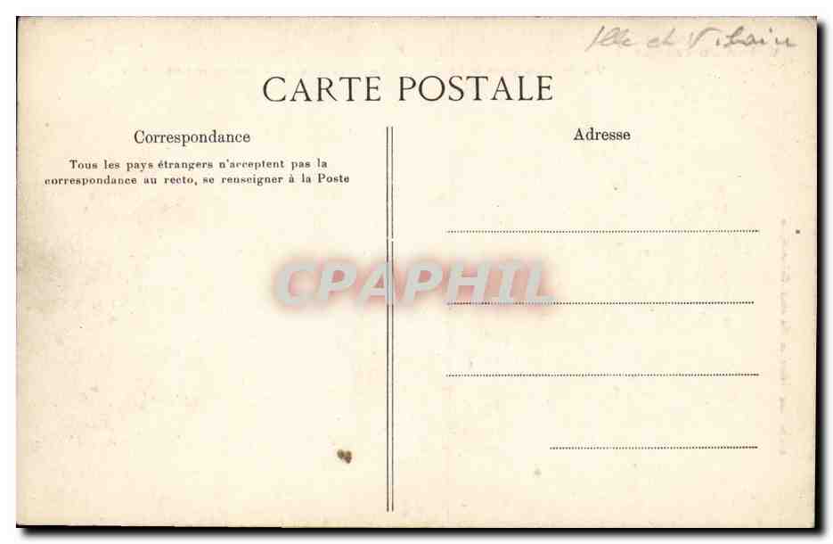 Paramé — La Digue — Vue Générale avant la Catastrophe des 29 Octobre et 28 Novembre 1905 — G.F. — Reverso