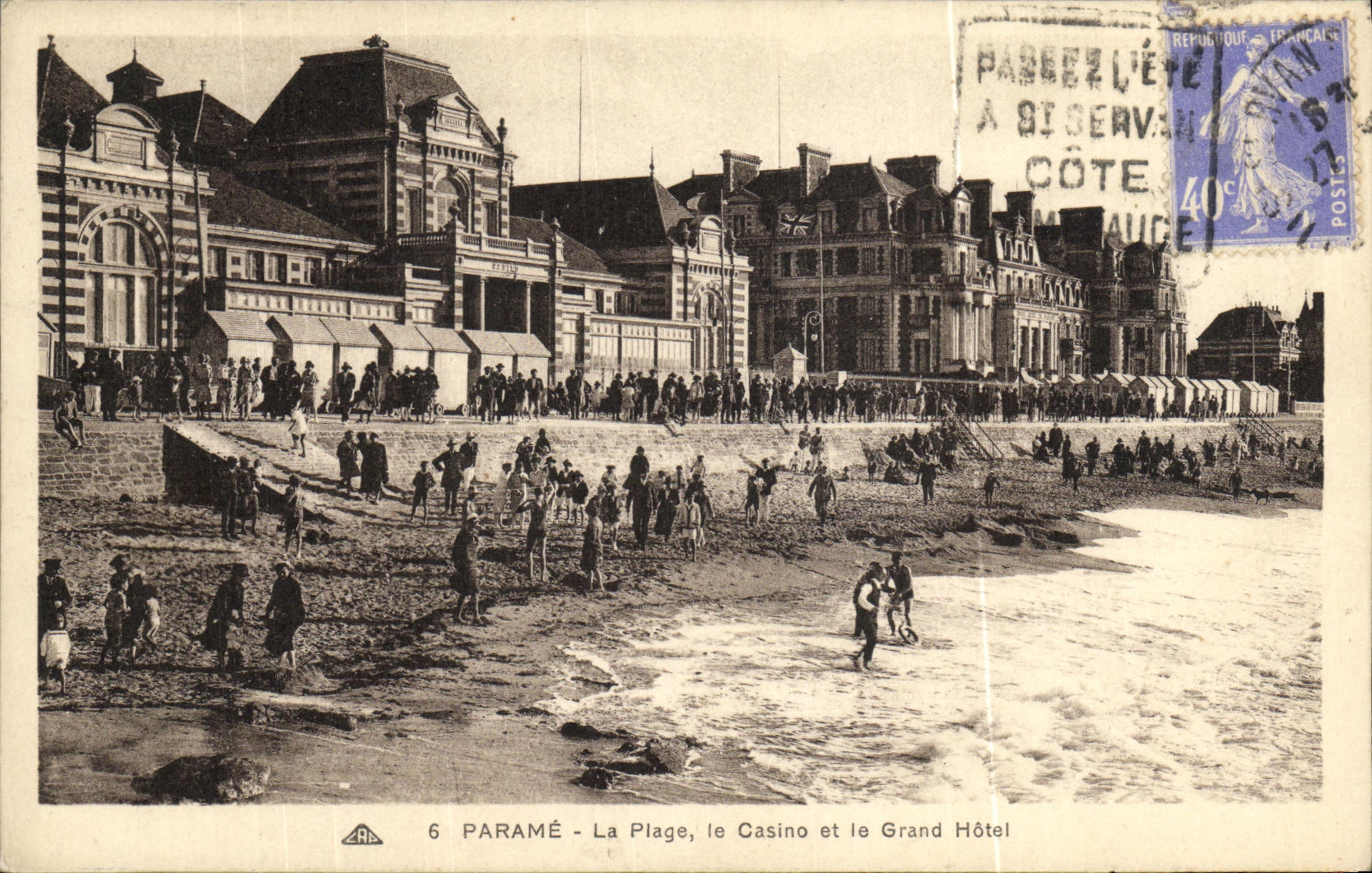 Paramé - The Beach, the Casino and the Grand Hotel — publisher ARA, no. 6