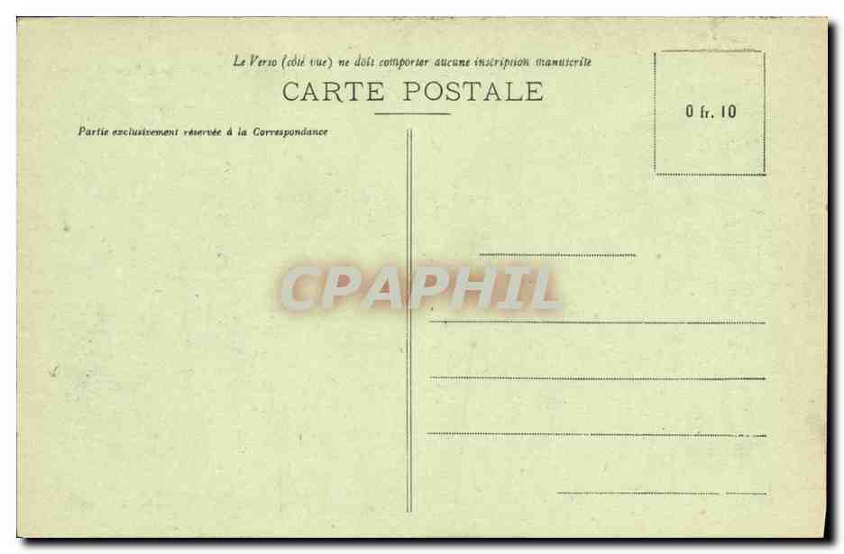 CPA Parame La Plage du Casino et du Grand Hotel Au fond St Malo — Rückseite