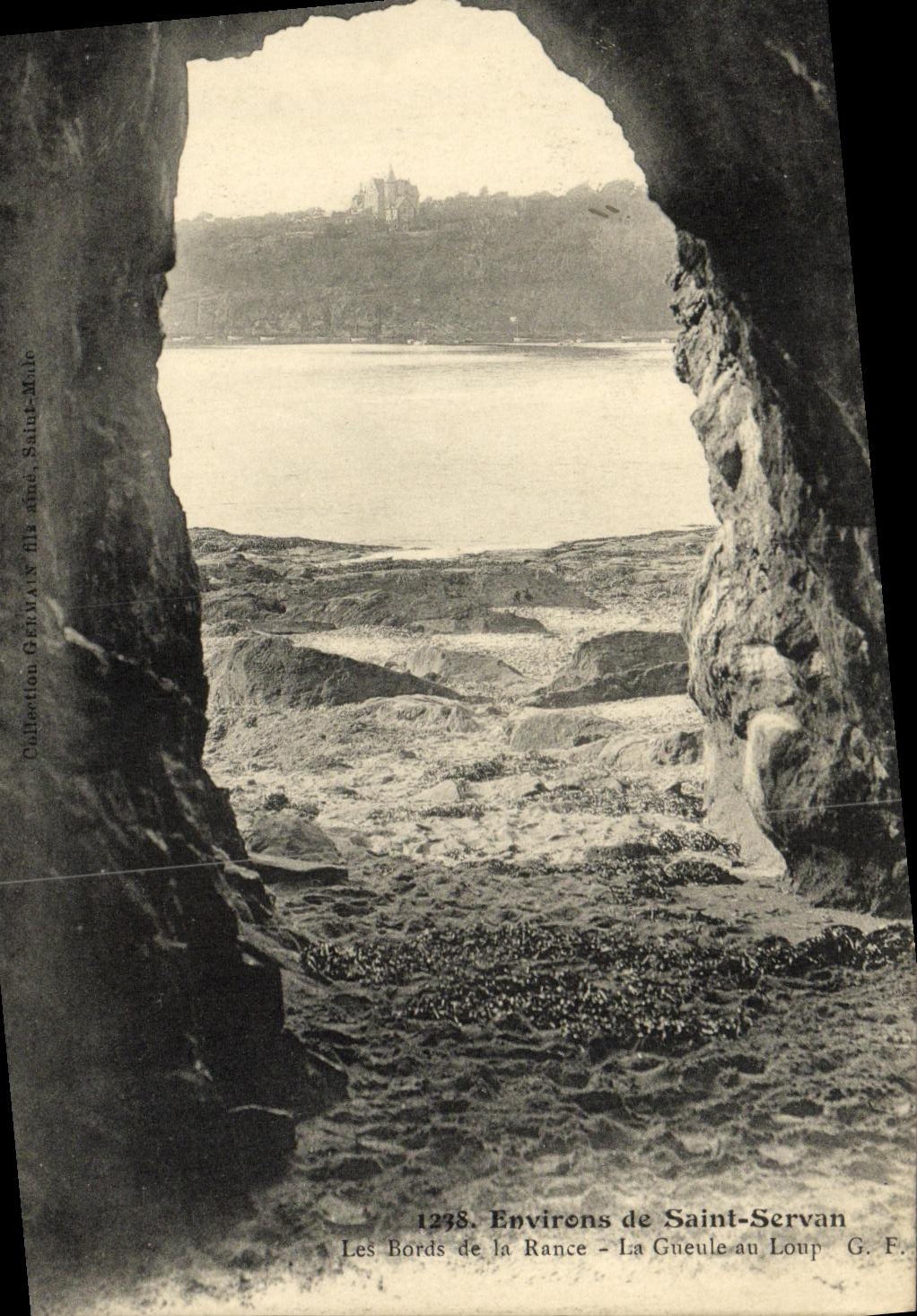 Les Bords de la Rance - La Gueule au Loup — Environs de Saint-Servan — G. F. — Collection GERMAIN fils, Saint-Malo