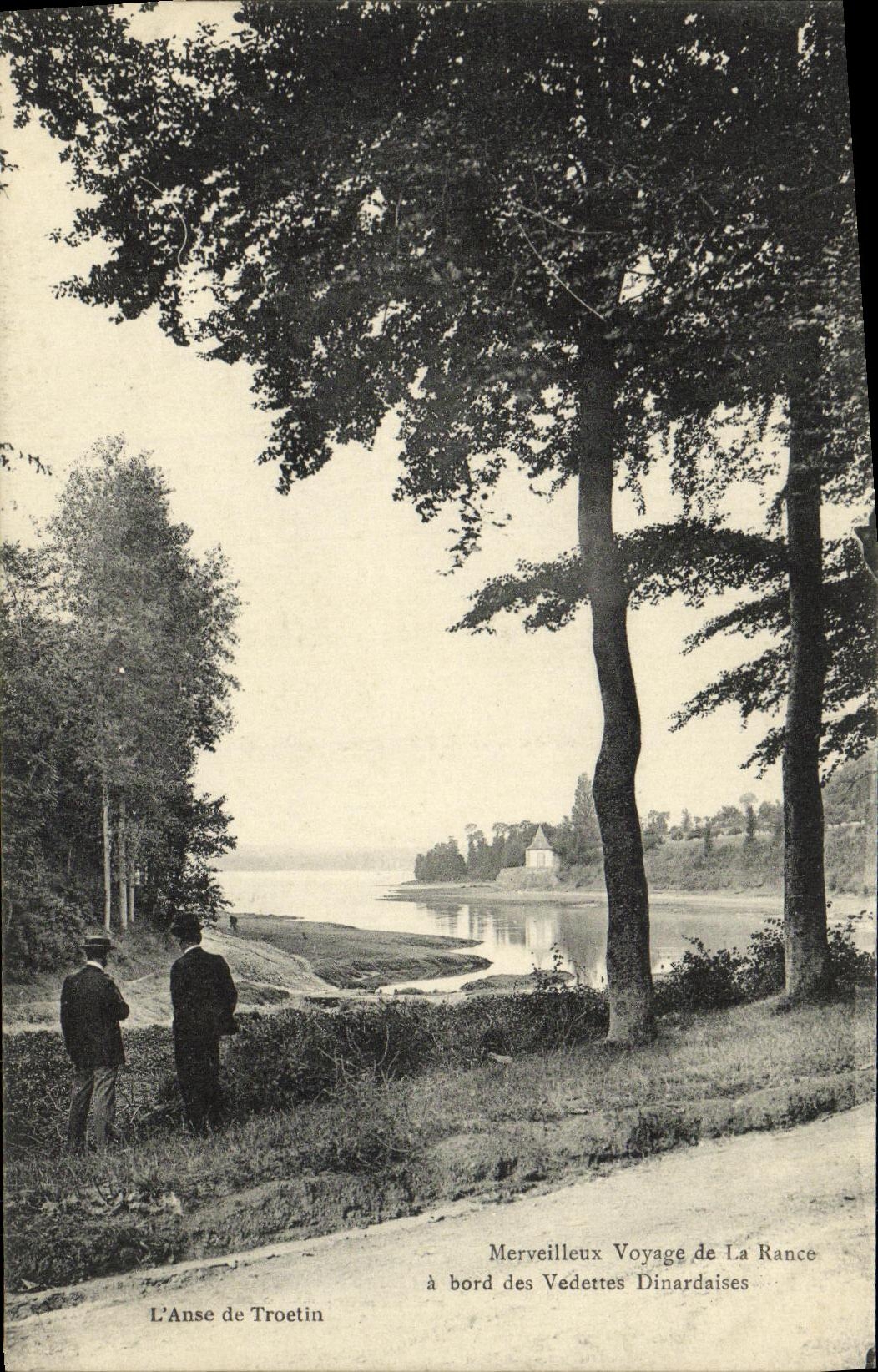 L'Anse de Troetin — Merveilleux Voyage de La Rance à bord des Vedettes Dinardaises — Édition Jules Boutin, Dinard