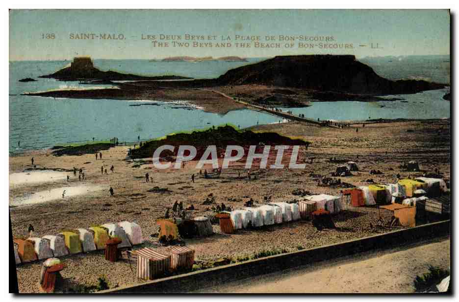 Saint-Malo — Los Dos Bey y la Playa de Bon-Secours — L.L.