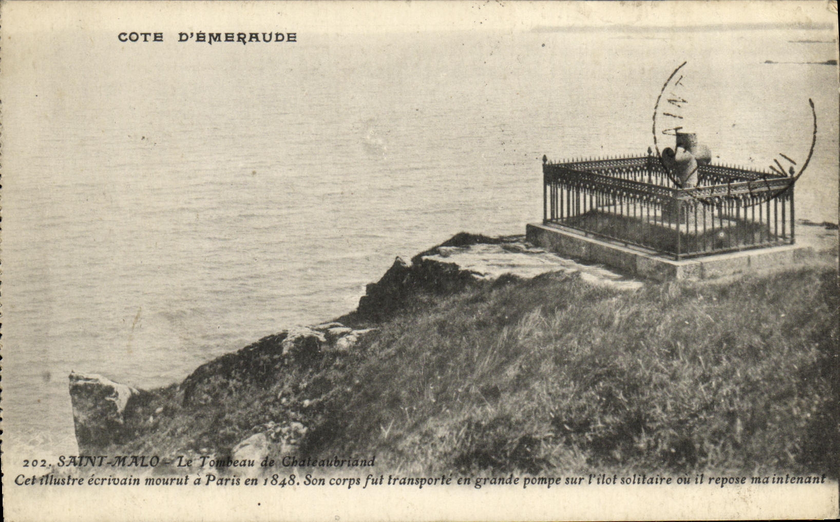 Côte d'Émeraude — Tombeau de Chateaubriand — Saint-Malo