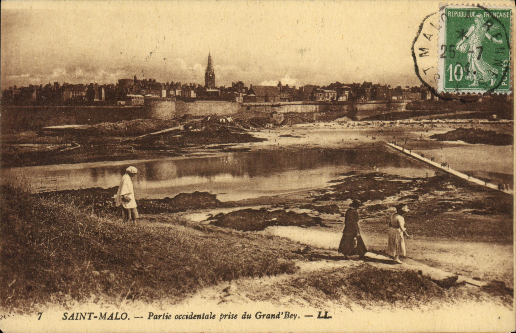 Saint-Malo — Partie occidentale prise du Grand' Bey — LL