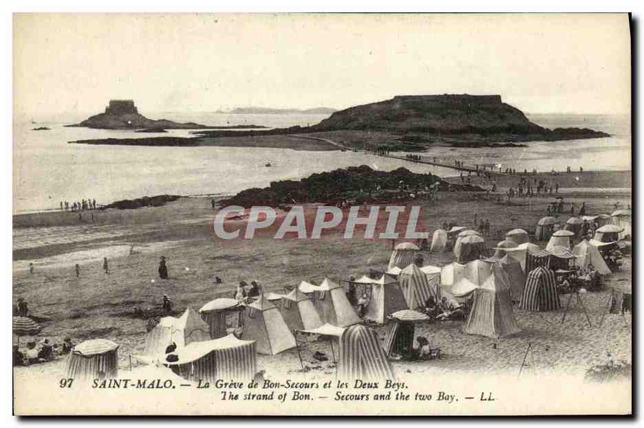 Saint-Malo — La Grève de Bon-Secours et les Deux Bays — LL n°97