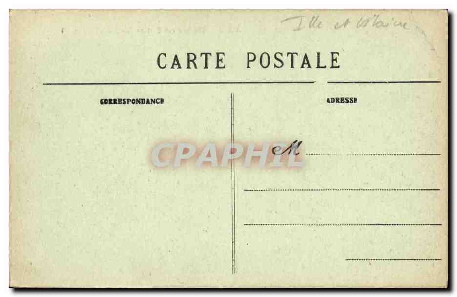 Château des Rochers-Sévigné (Côté Est) — Vitré — éditeur H. D. Collection — Rückseite