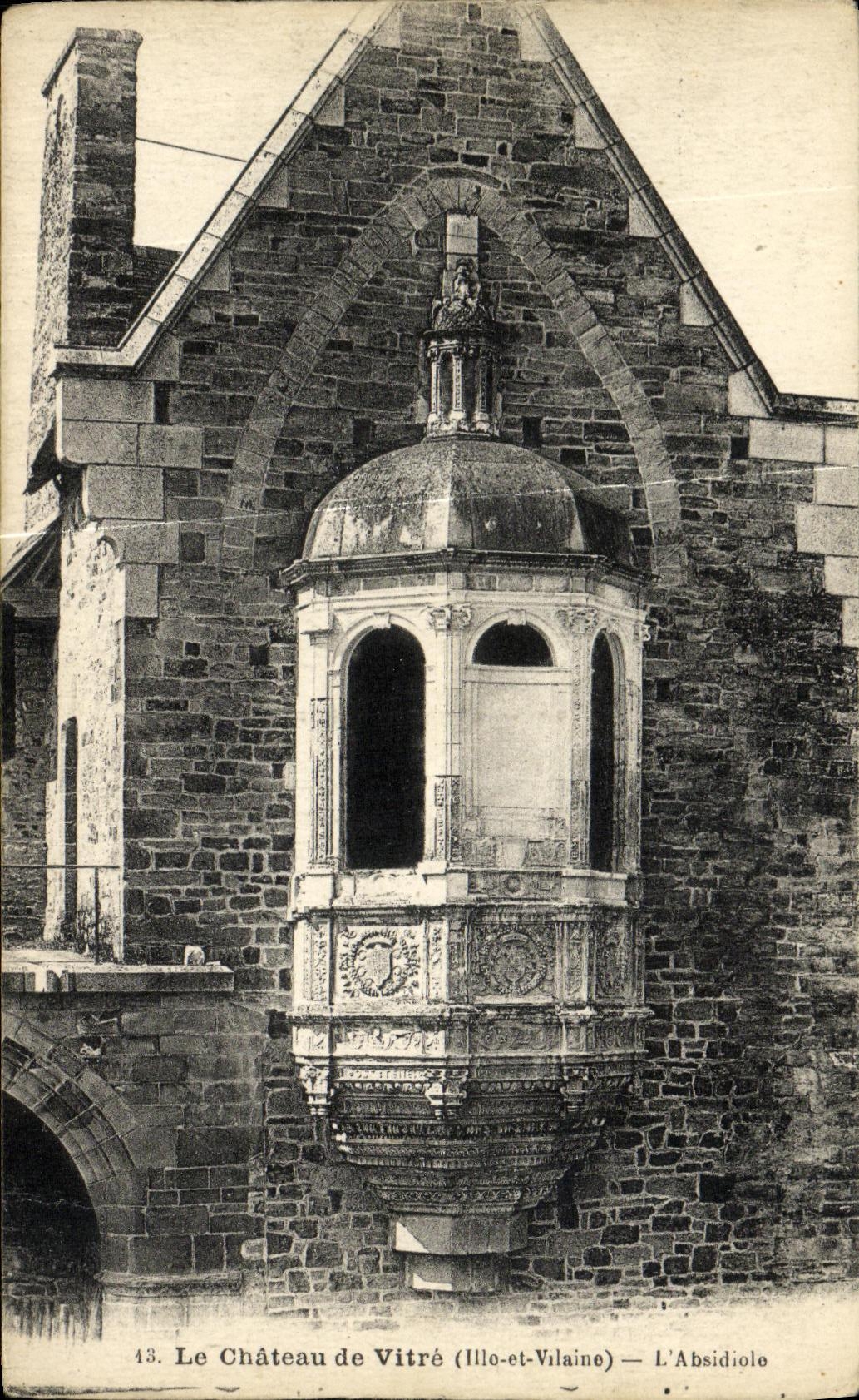 Le Château de Vitré (Ille-et-Vilaine) — L'Absidiole — Marcel Lallet, n°43