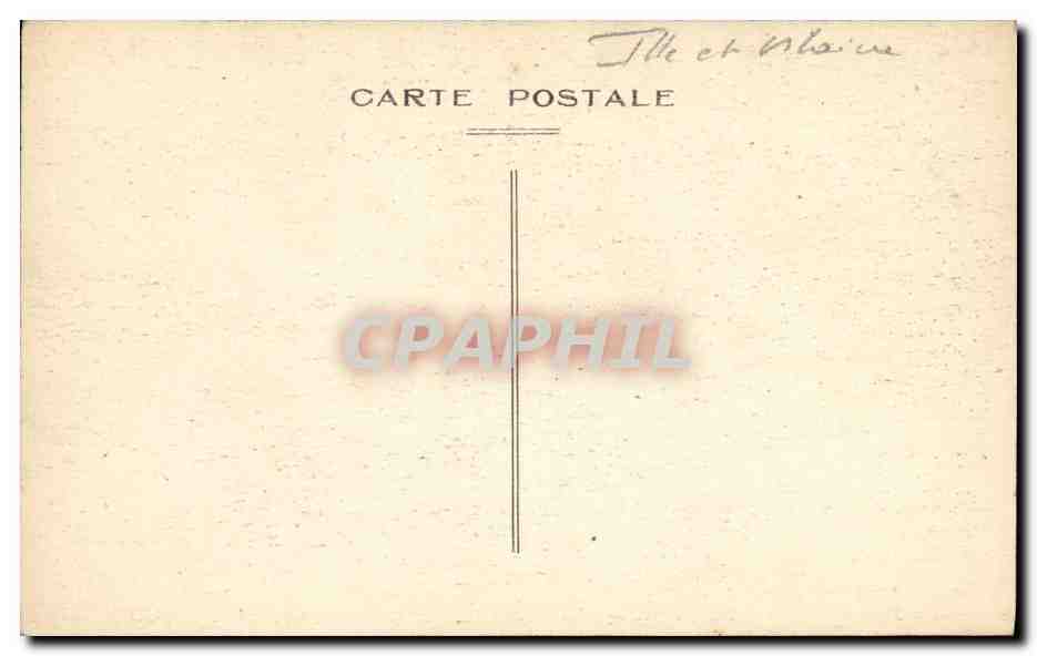 CPA Environs de Vitre Les Rochers Chambre de Mme de Sevigne  — Verso
