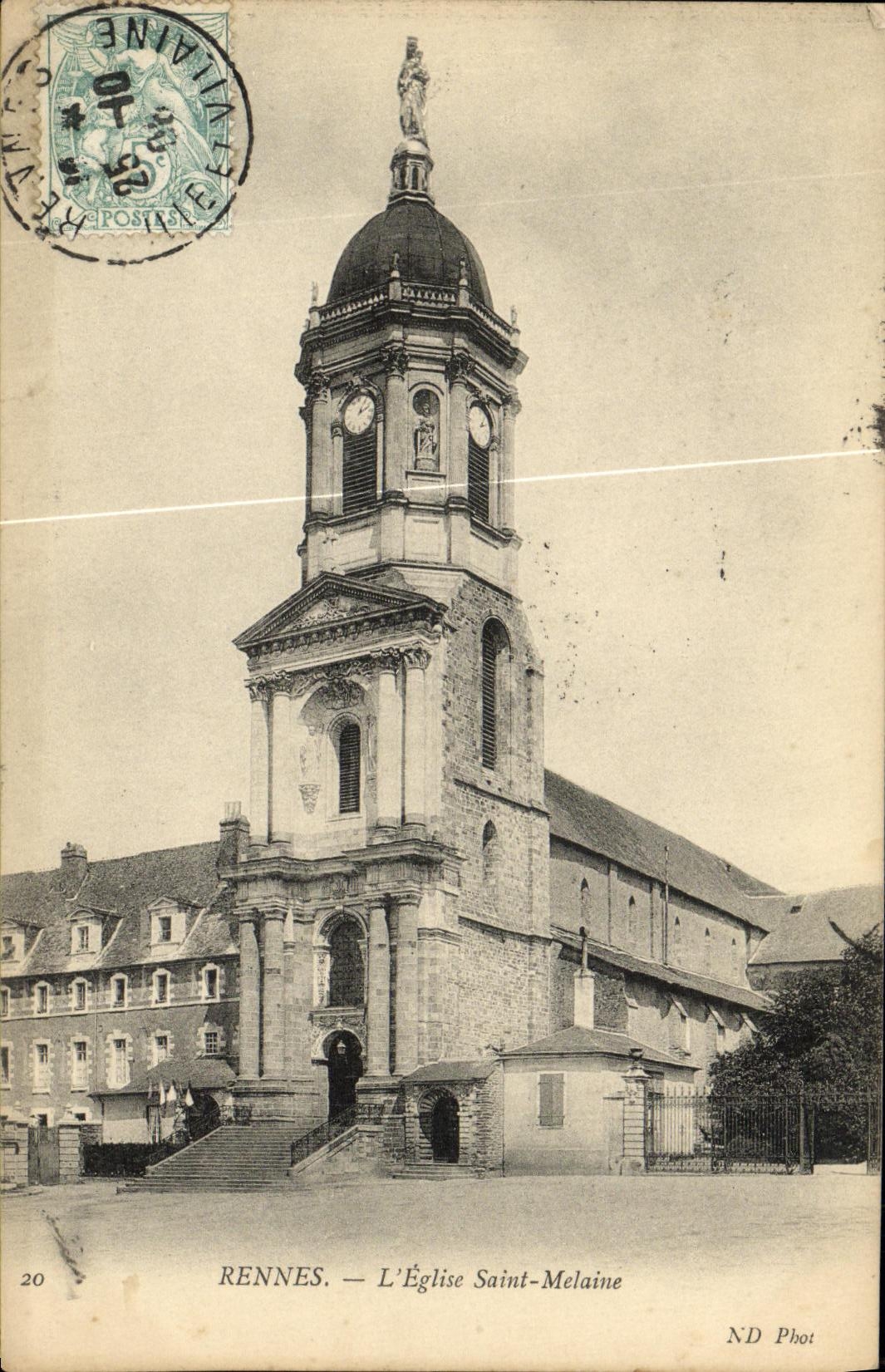 Rennes — L'Église Saint-Melaine — ND Phot