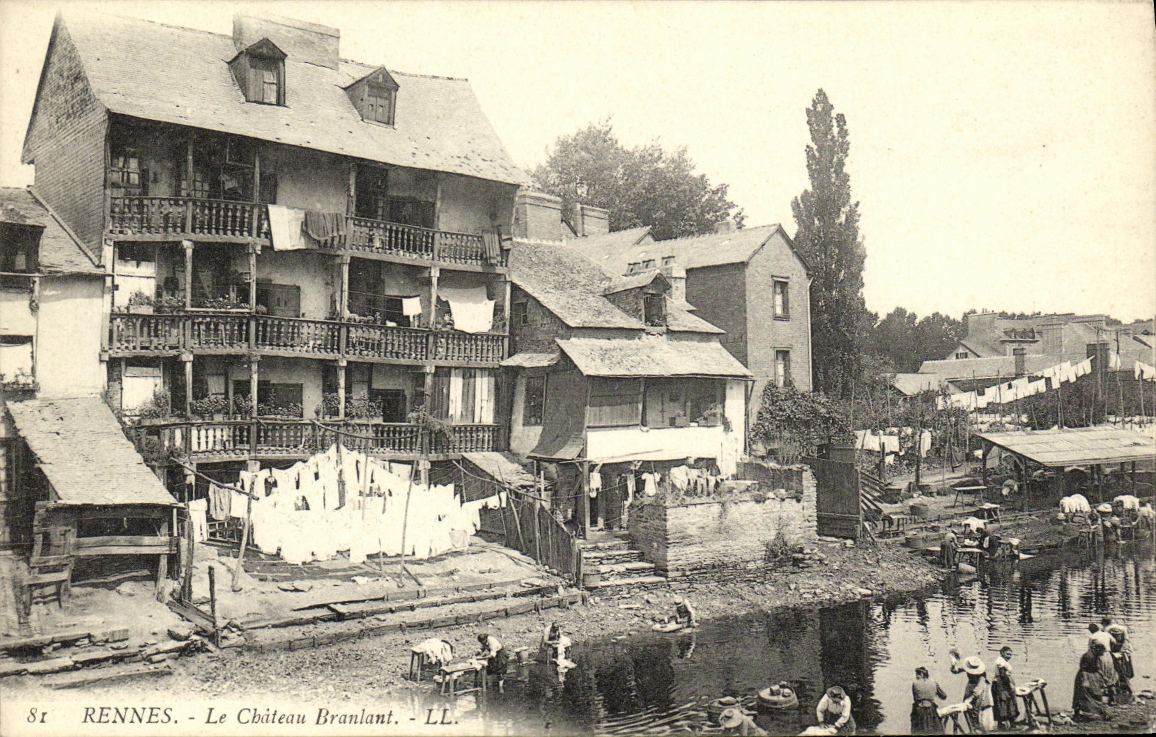 Rennes - Le Château Branlant — LL, éditeur LL, n° 81