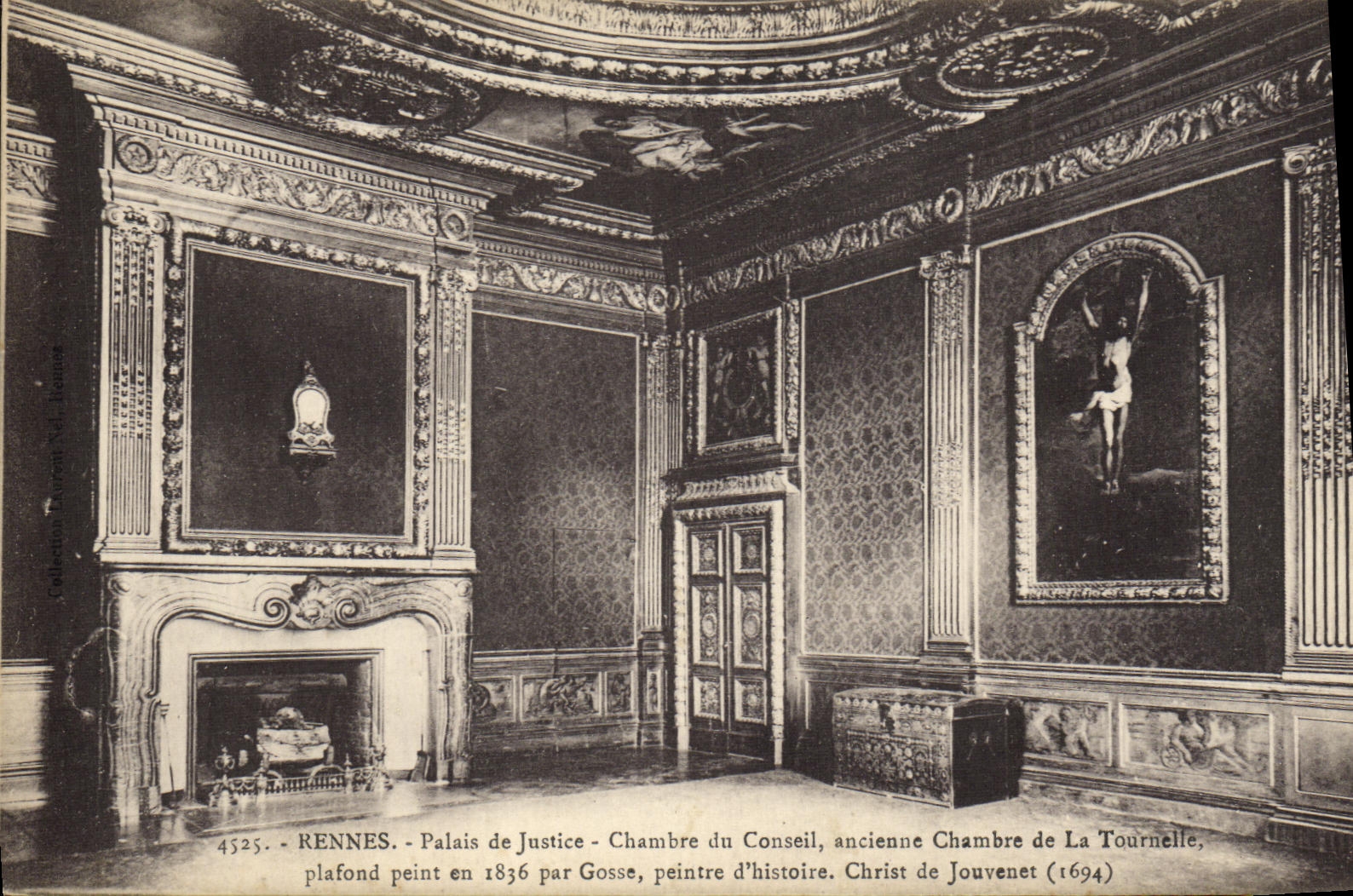 CPA Rennes Palais de Justice Chambre du Conseil ancienne Chambre de la Tournelle