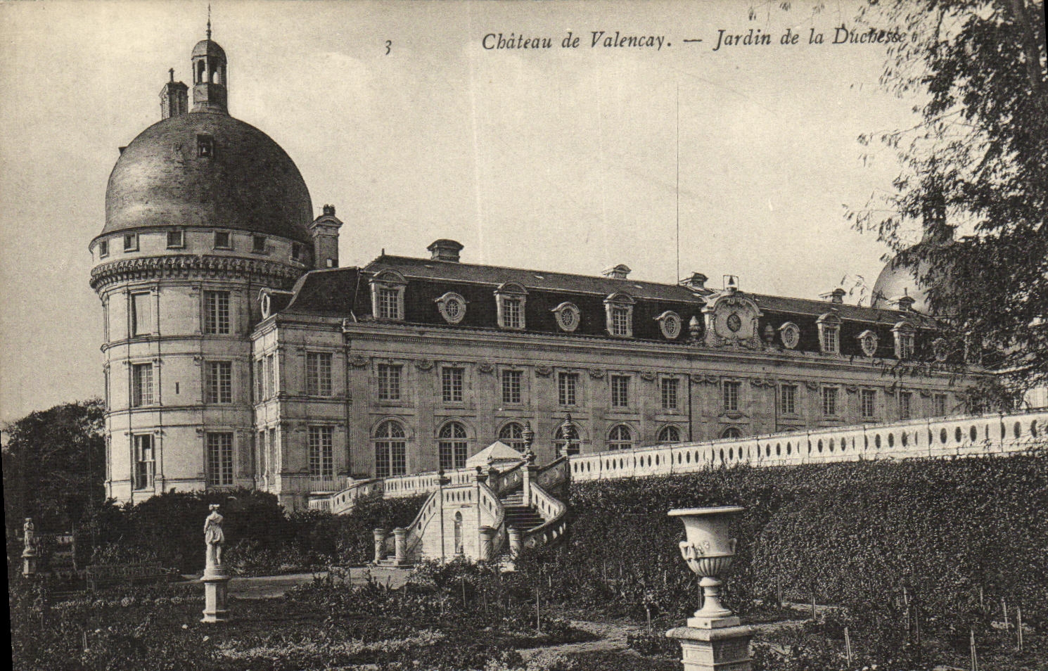 Château de Valencay — Jardin de la Duchesse — Éditeur non identifié, n° de série 3