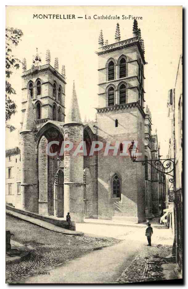 CPA Montpellier La Cathedrale St Pierre