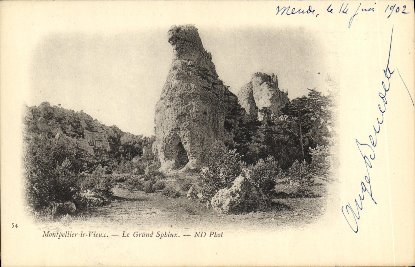 CPA Montpellier Le Vieux Le Grand Sphinx