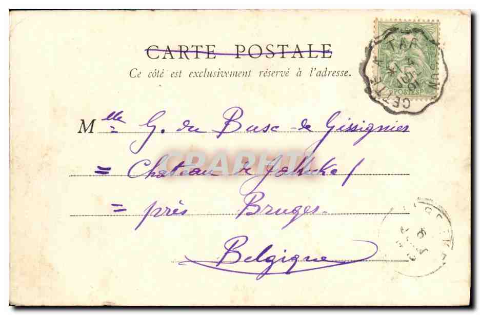 CPA Montpellier Donjon de l Observatoire Ancien telegraphe Chappe — Rückseite
