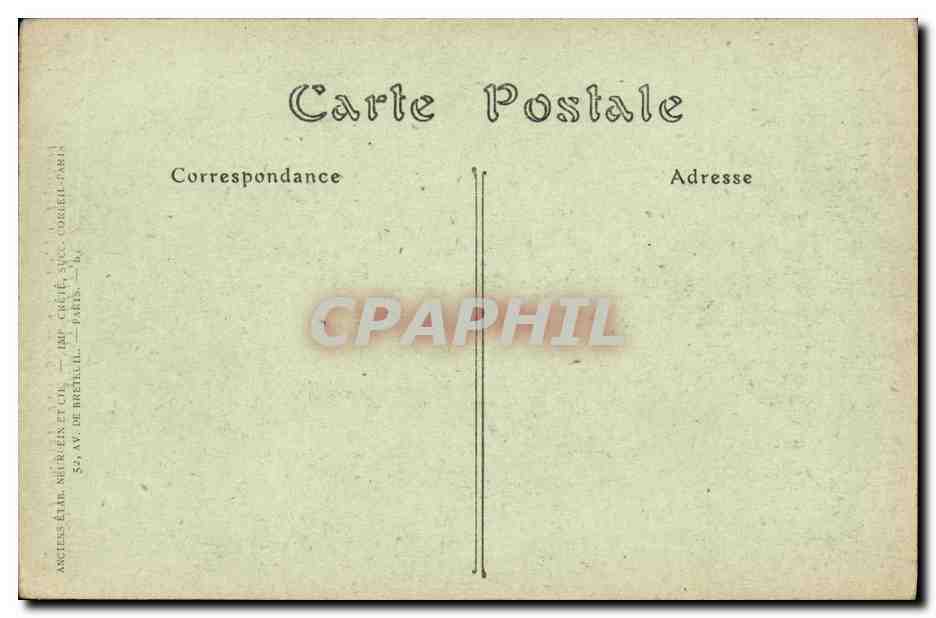 Montpellier. Promenade du Peyrou, « Lion », par Injalbert. — Verso