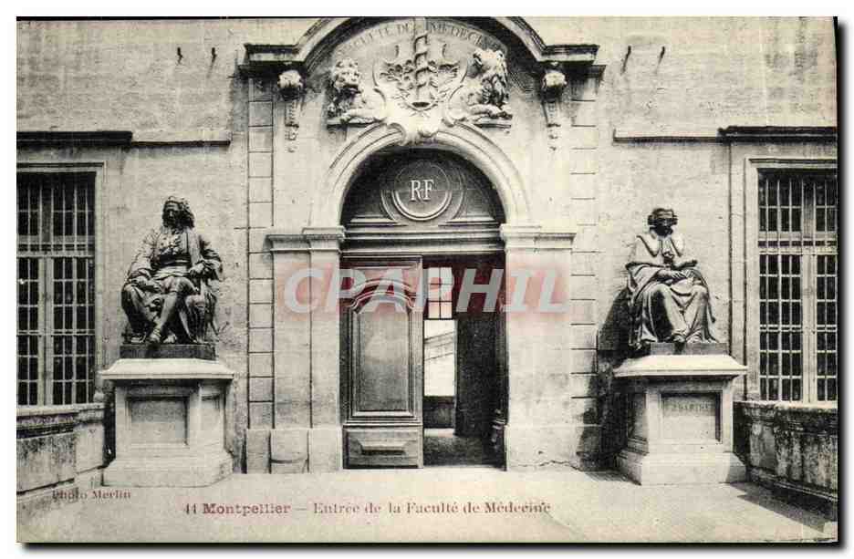 CPA Montpellier Entree de la Faculte de Medecine