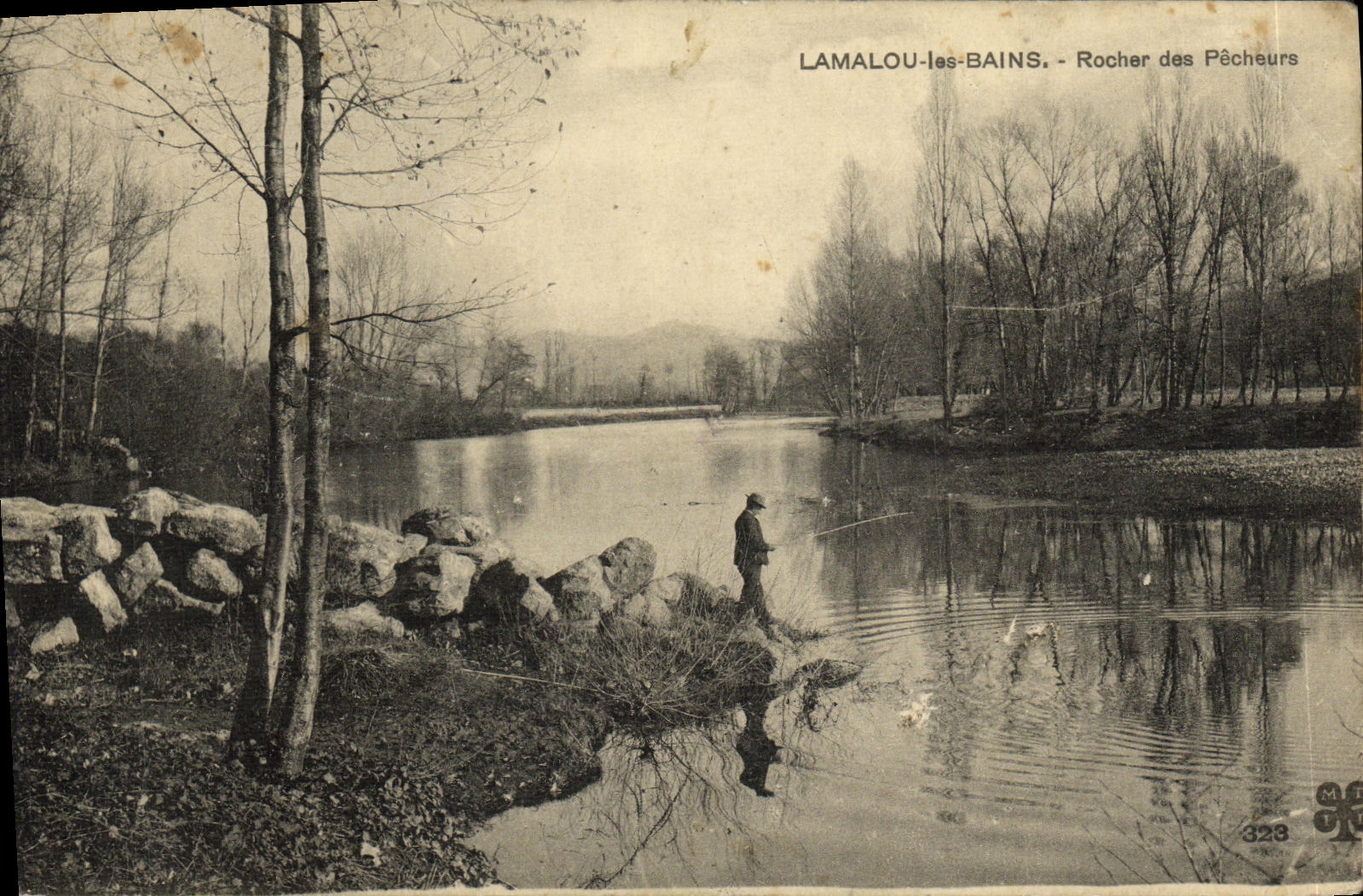 LAMALOU-les-BAINS - Rocher des Pêcheurs — éditeur anonyme, n° 323