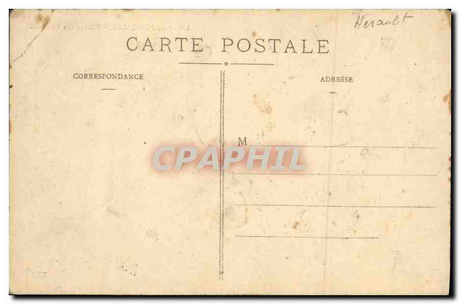 LAMALOU-les-BAINS - Rocher des Pêcheurs — éditeur anonyme, n° 323 — Back