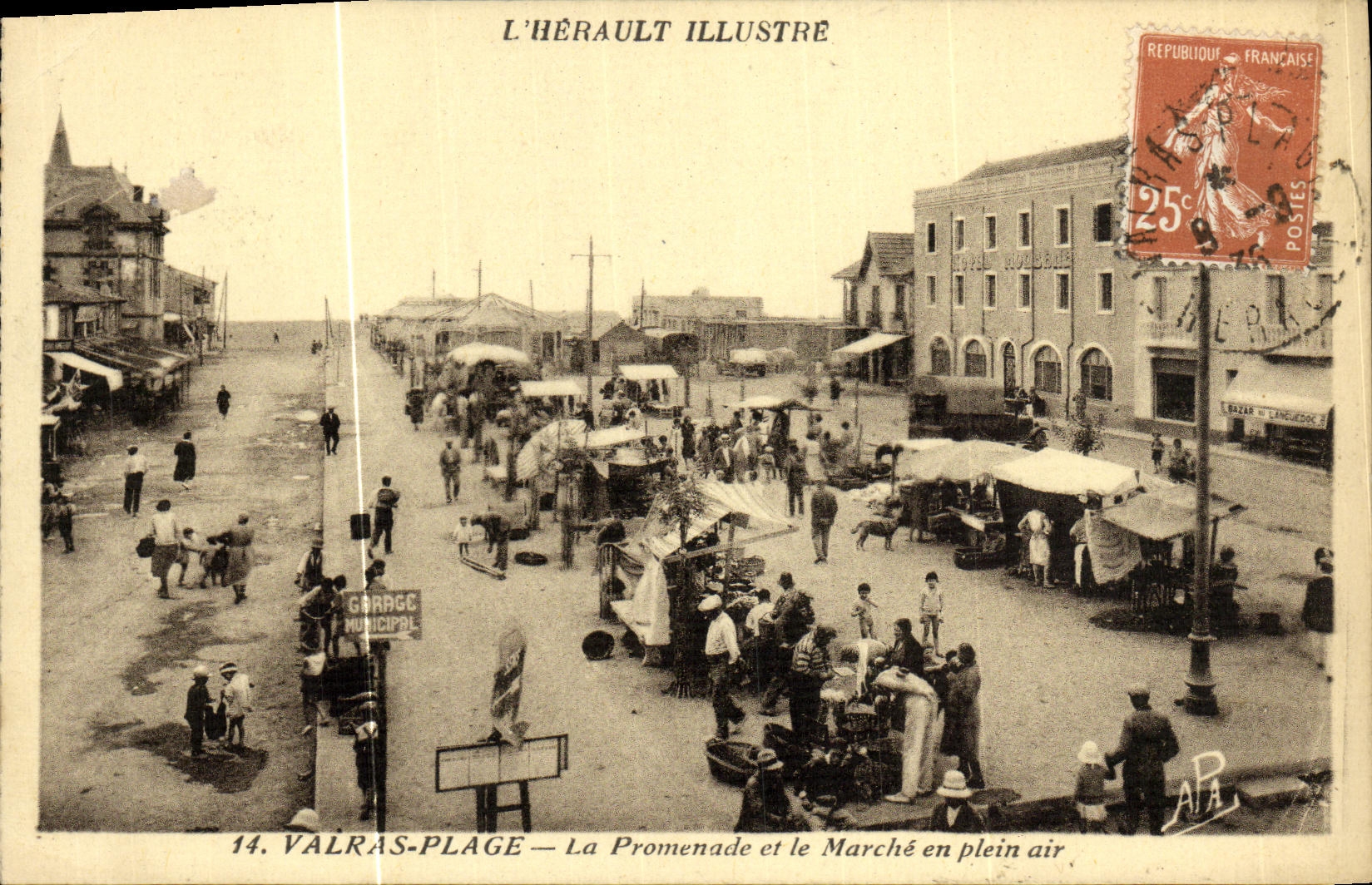 Valras-Plage — La Promenade et le Marché en plein air — L'Hérault Illustré n°14