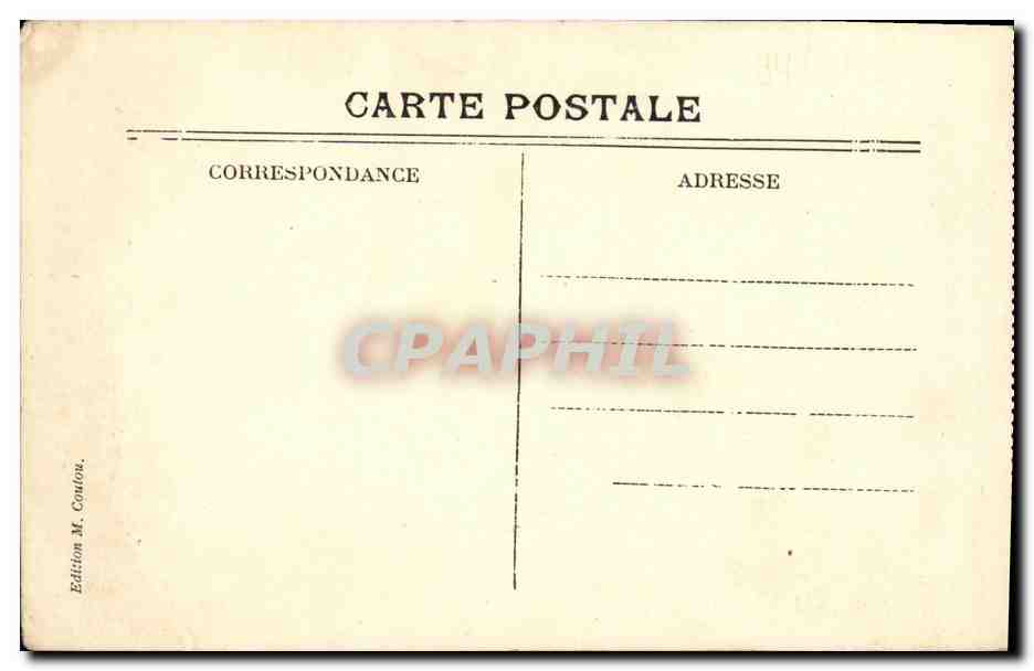 CPA Palavas Entree de Bateaux — Verso