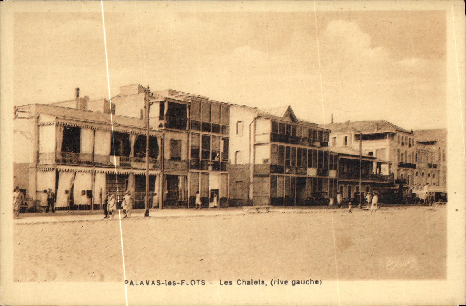 CPA Palavas les Flots Les Chalets