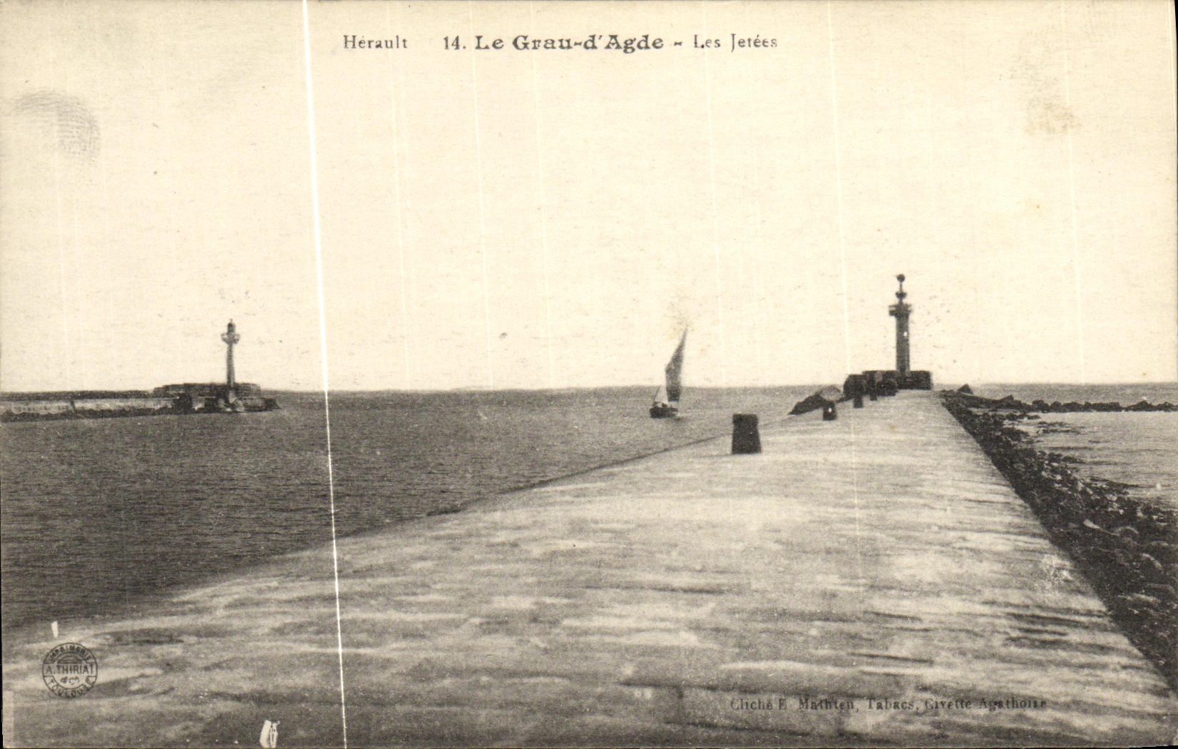 CPA Herault Le Grau d Agde Les Jerees