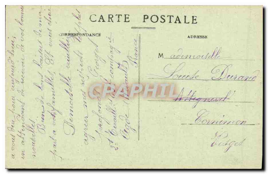 CPA Herault Le Grau d Agde Les Jerees — Back
