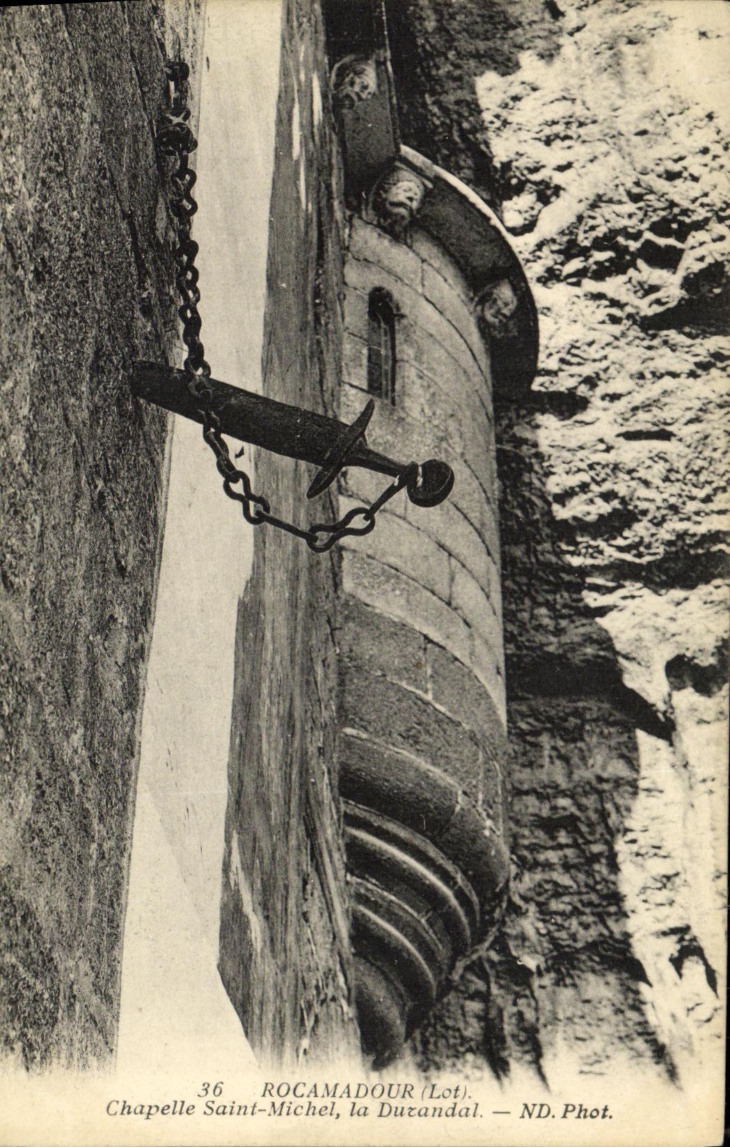 Chapelle Saint-Michel — Rocamadour (Lot) — ND. Phot.