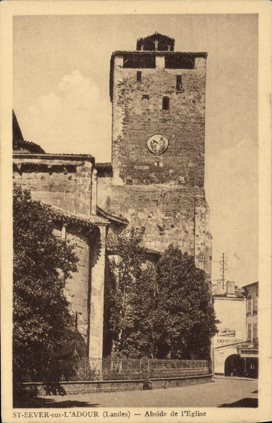CPA Saint Sever sur Adour Abside de l Eglise