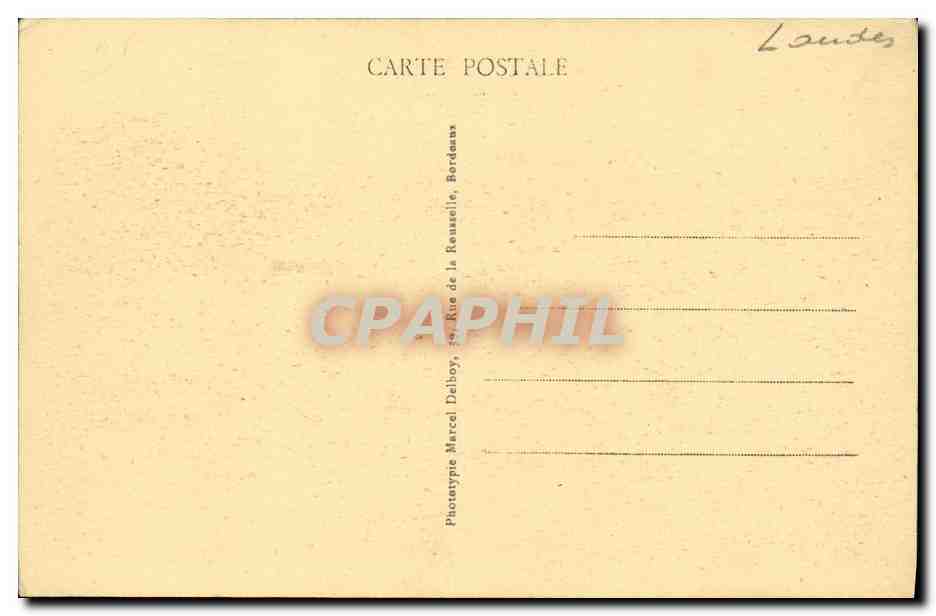 CPA St Sever L Etang de la Coulaquere — Rückseite