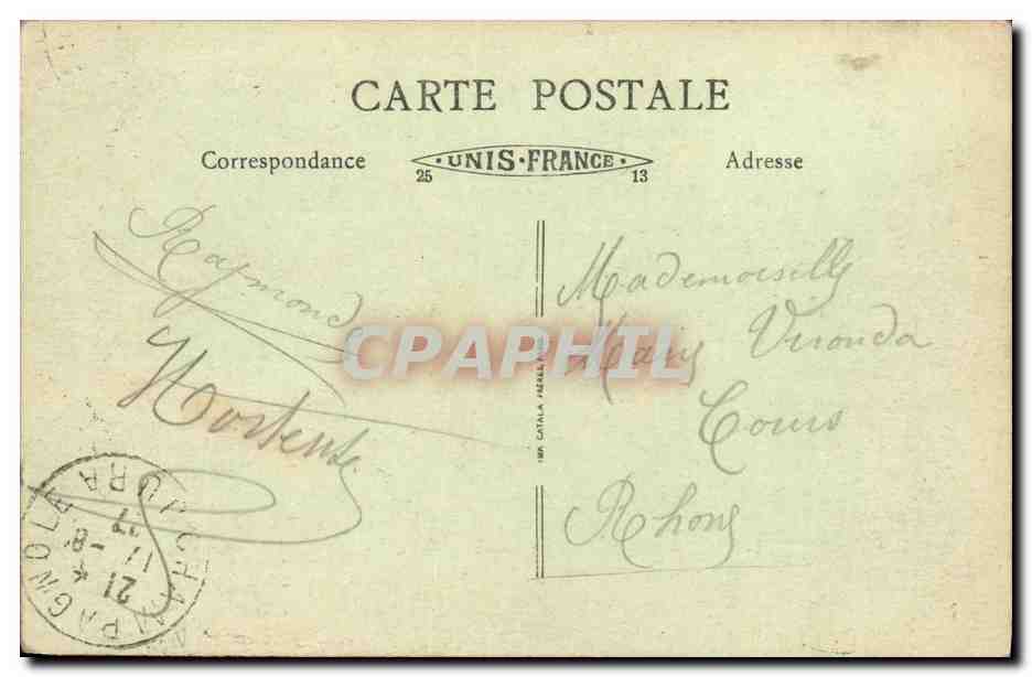 CPA Le Jura Environs de Champagnole Syam Vue generale des Forges — Rückseite