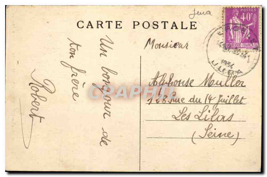 Dompierre-sur-Mont (Jura) — Monument aux Morts — Verso