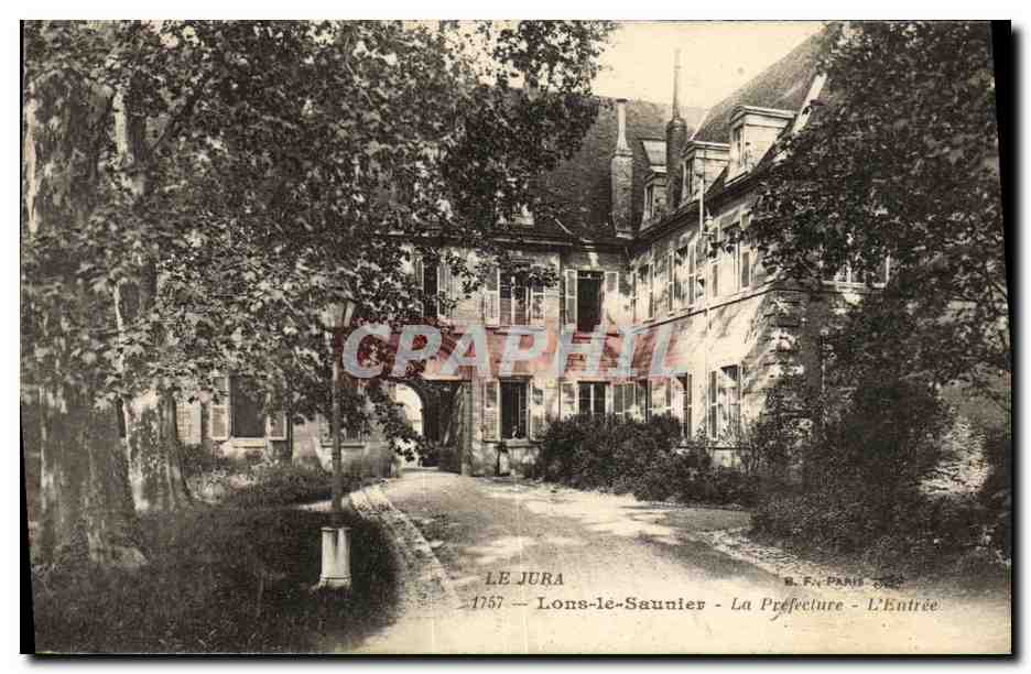 Lons-le-Saunier — De Prefectuur — De Ingang — B.F. Paris 2043