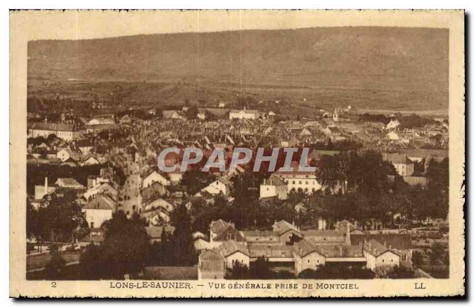 Lons-le-Saunier — Vue générale prise de Montciel — LL