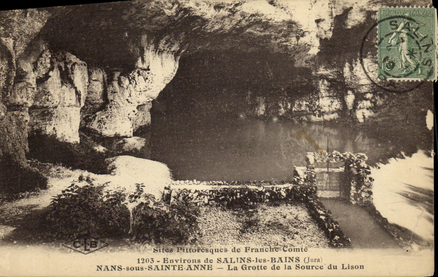 Nans-sous-Sainte-Anne — La Grotte de la Source du Lison — Sites Pittoresques de Franche-Comté