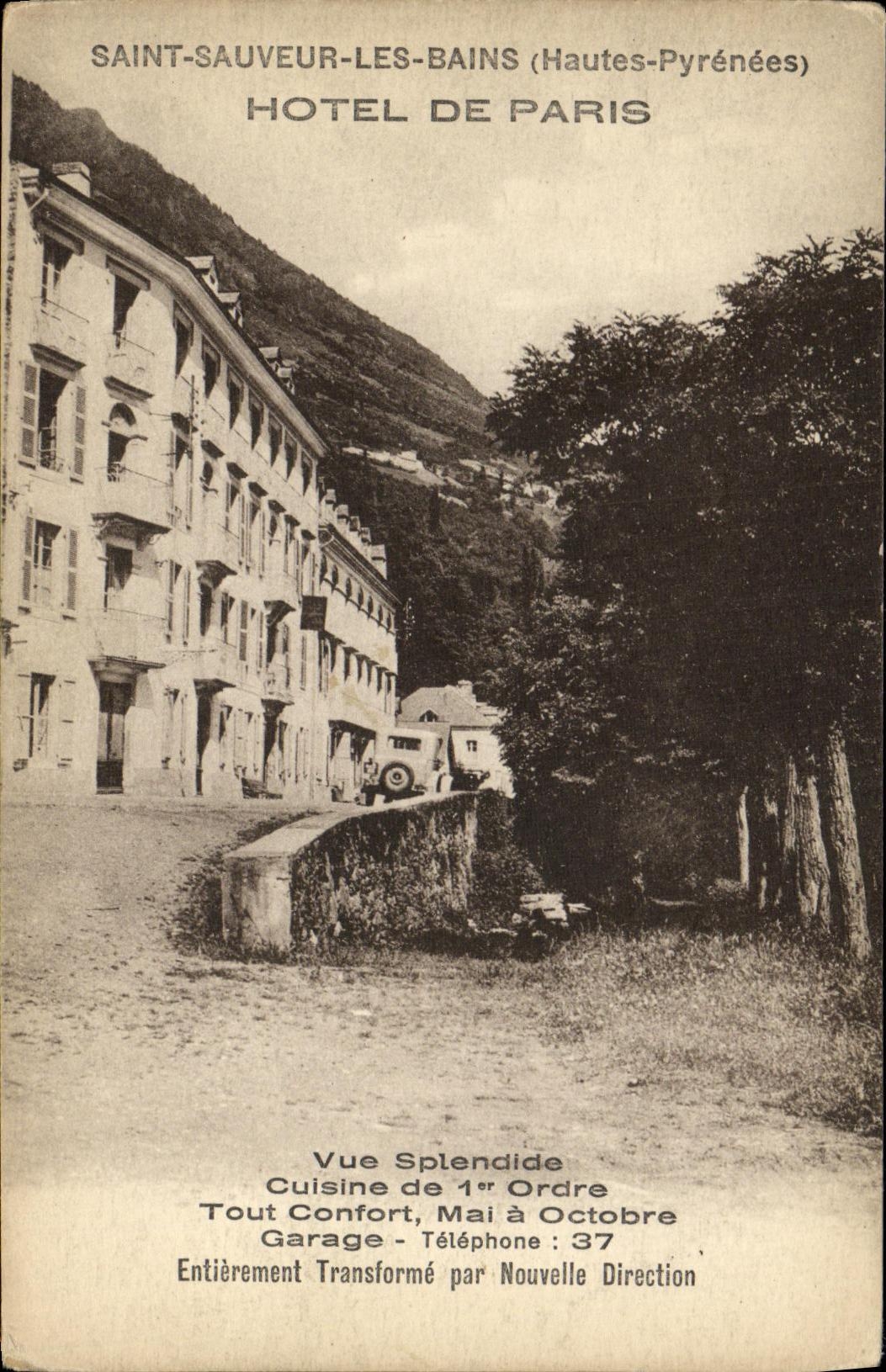 Saint-Sauveur-les-Bains (Hautes-Pyrénées) — Hotel de Paris — Splendide Ansicht