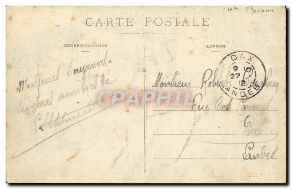 CPA Gavarnie L Hotel du Vignemale et le Cirque — Verso