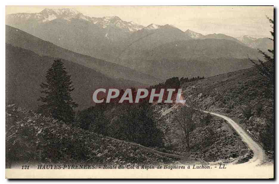 Hautes-Pyrénées — Route du Col d'Aspin de Bagnères à Luchon — LL
