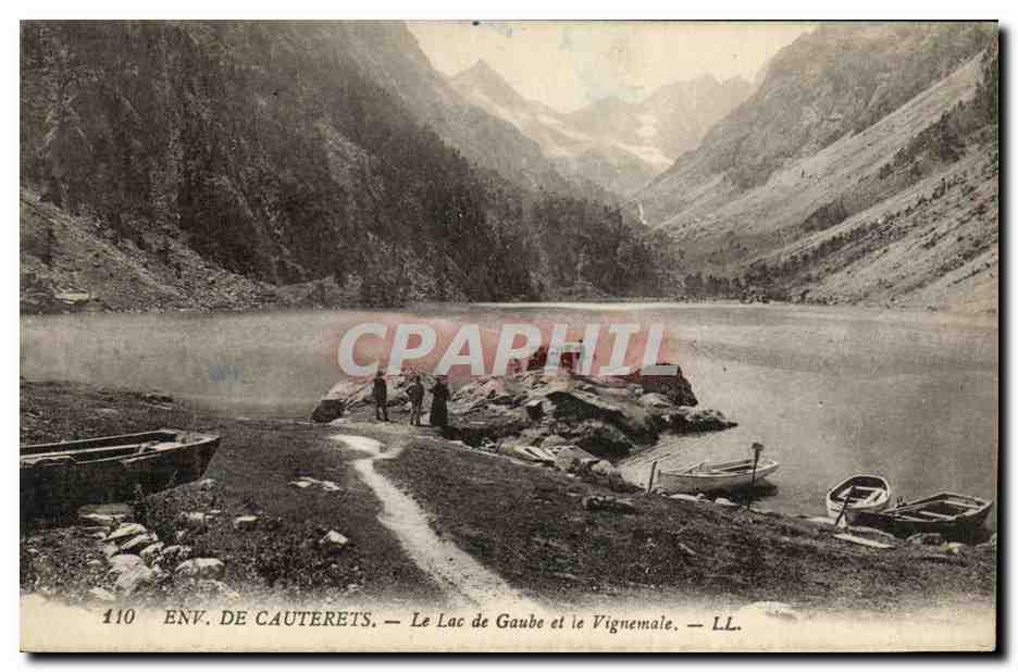 Env. de Cauterets — Le Lac de Gaube et le Vignemale — LL. — N° 110