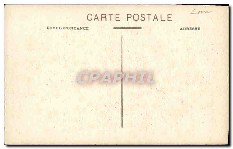 CPA Bourg Argental Portail de l eglise  — Verso
