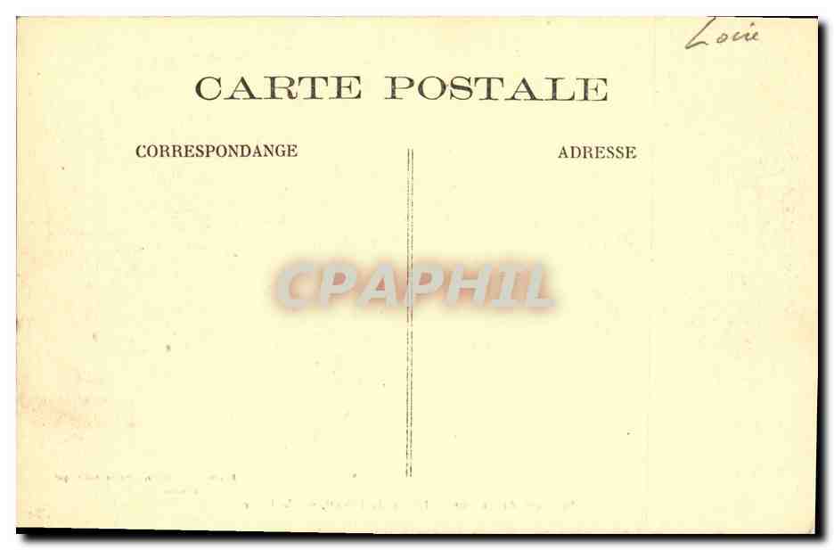 CPA Environs de Roanne Digue de Pinay Sur La Loire — Rückseite