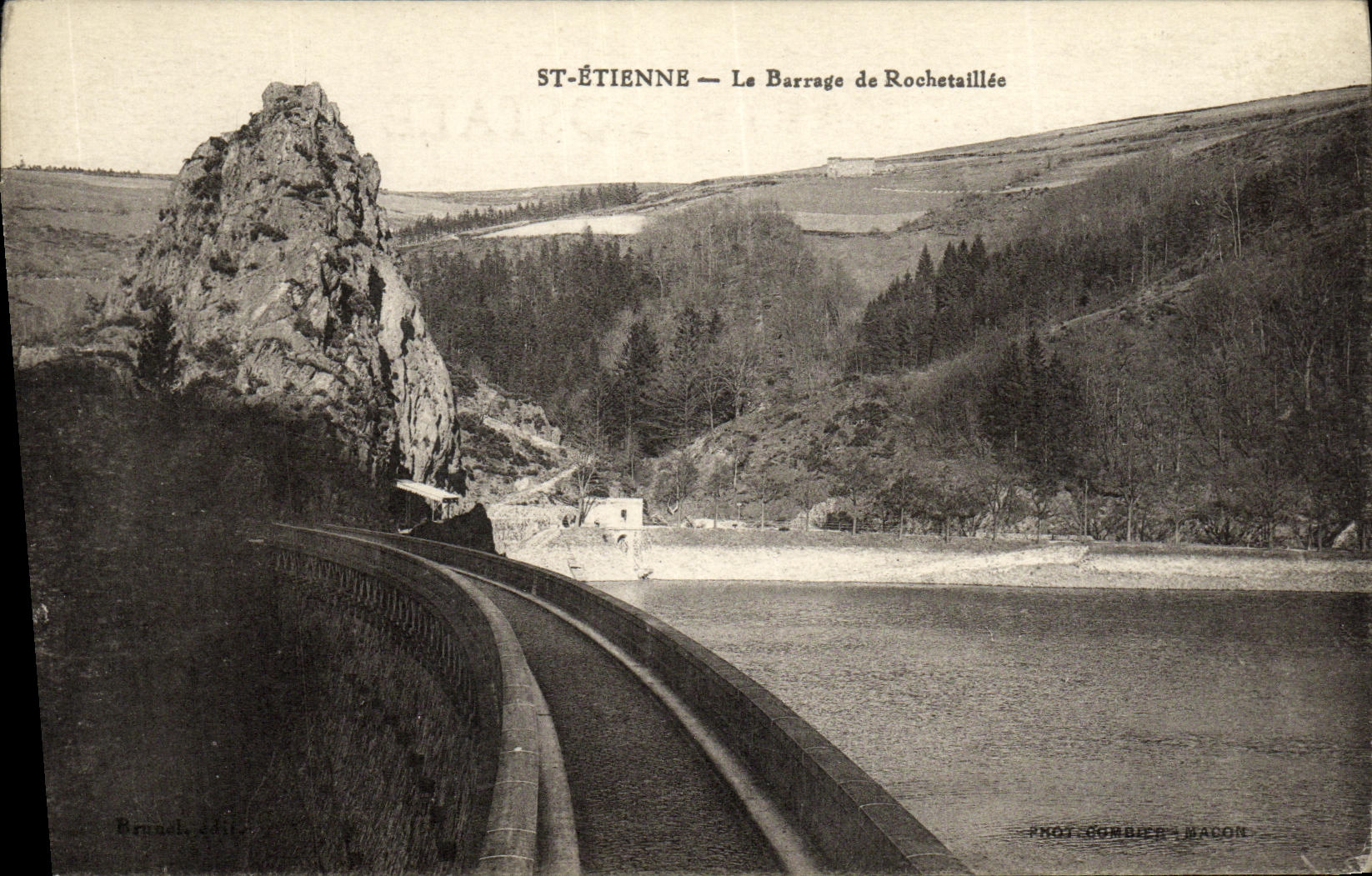 CPA Environs de St Etienne Entree Le Barrage de Rochetaillee