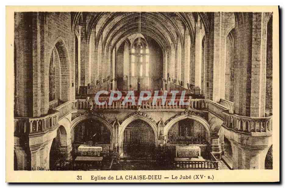 CPA Eglise de La Chaise Dieu Le Jube
